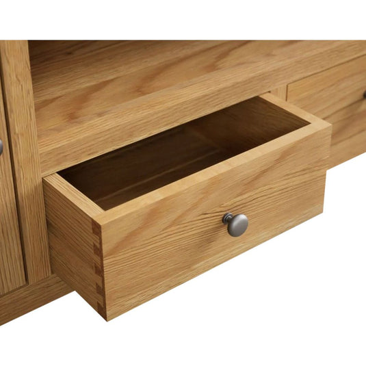 Sheringham Solid Oak Super-wide TV Cabinet