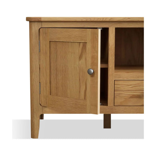 Sheringham Solid Oak Super-wide TV Cabinet