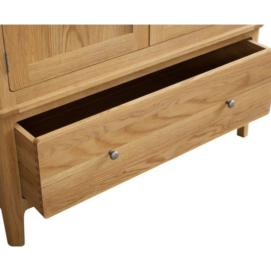Sheringham Solid Oak Double Wardrobe