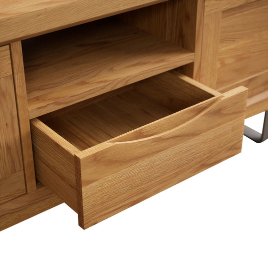 Paxton Solid Oak Large TV Cabinet