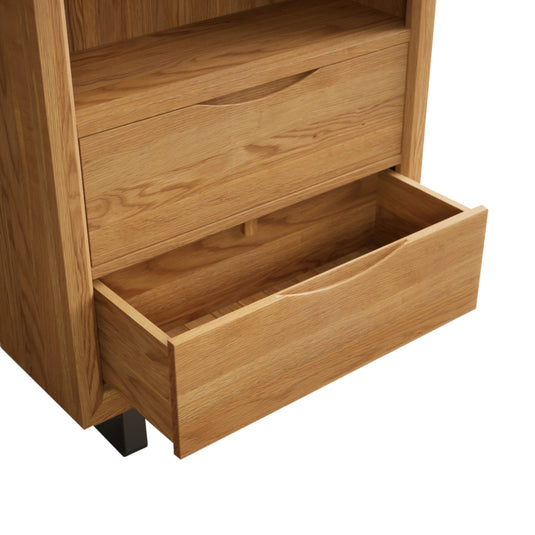 Paxton Solid Oak Tall Bookcase