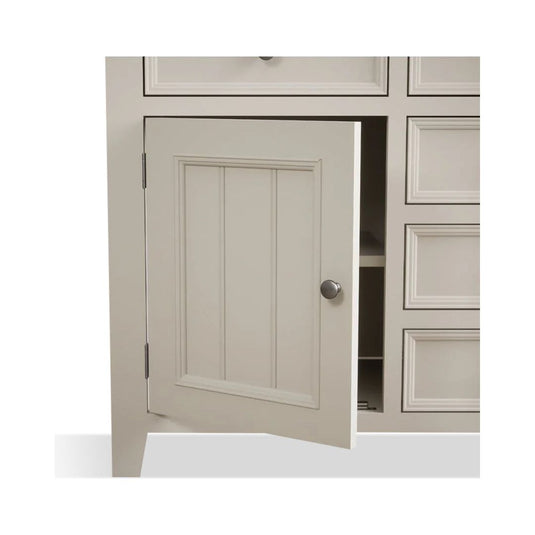 Hemsby Oak and Soft White Painted Large Sideboard