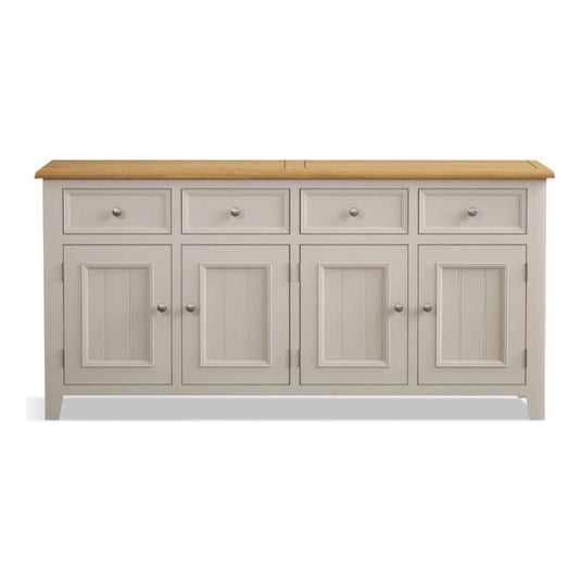 Hemsby Oak and Soft White Painted Extra Large Sideboard