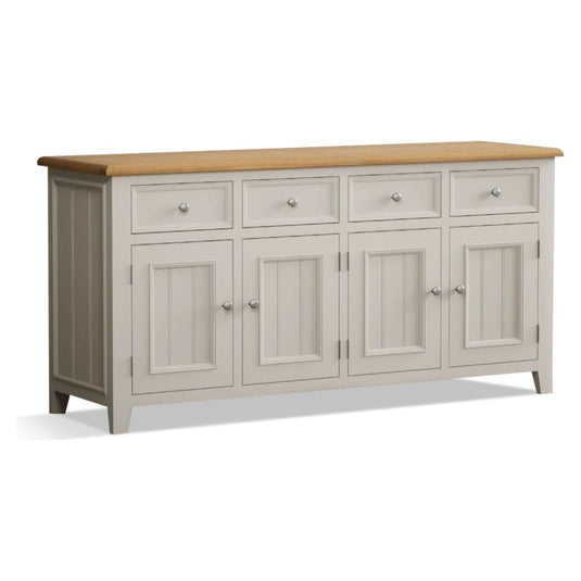 Hemsby Oak and Soft White Painted Extra Large Sideboard
