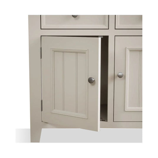 Hemsby Oak and Soft White Painted Extra Large Sideboard