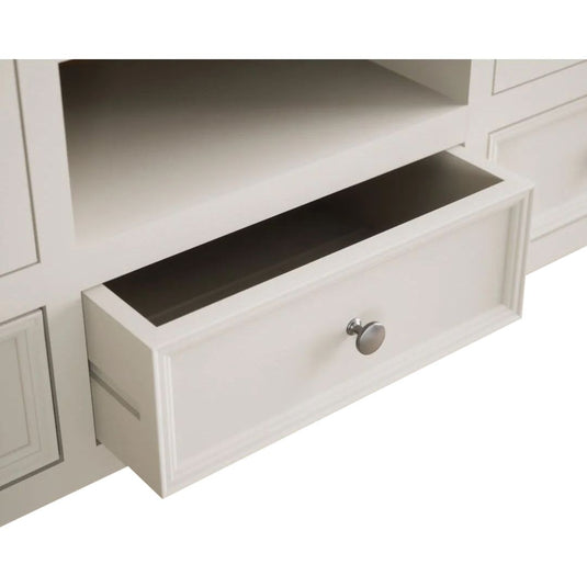 Hemsby Oak and Soft White Painted Large dresser