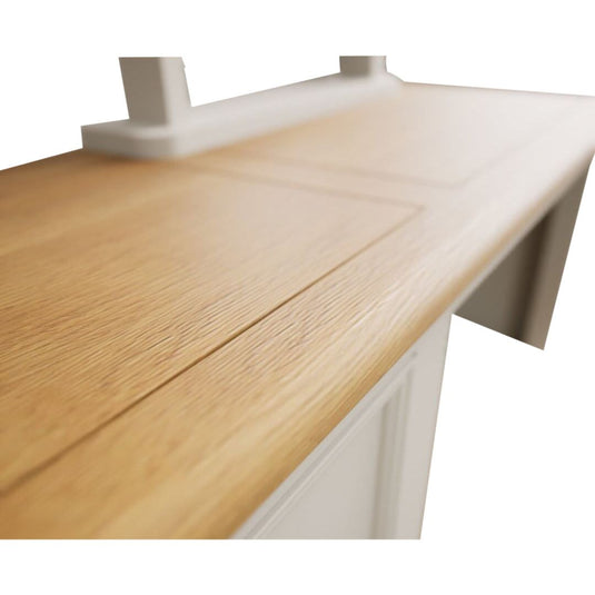 Hemsby Oak and Soft White Painted Dressing Table