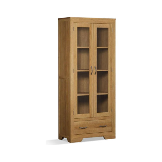 Bellingham Solid Oak Glazed Display Cabinet