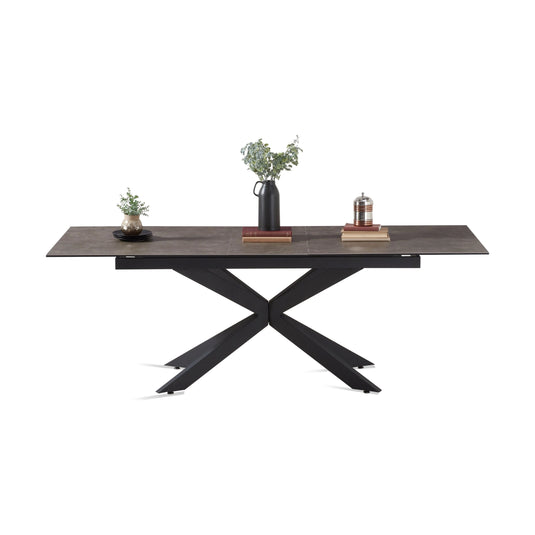 Extending Boston 180cm Mink Ceramic Dining Table