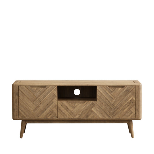 Carson Solid Oak Large TV Cabinet