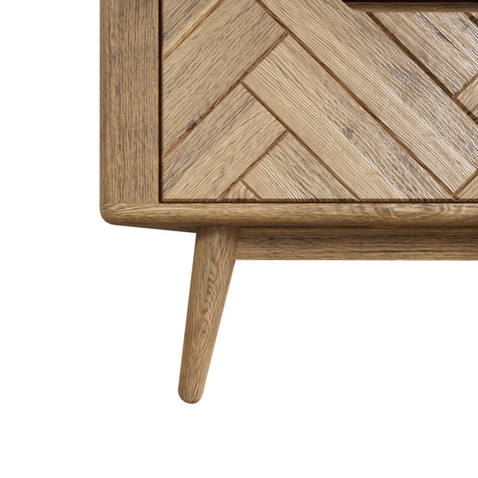 Carson Solid Oak 4 Drawer Storage Coffee Table