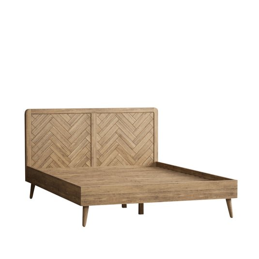 Carson Solid Oak Kingsize Bed
