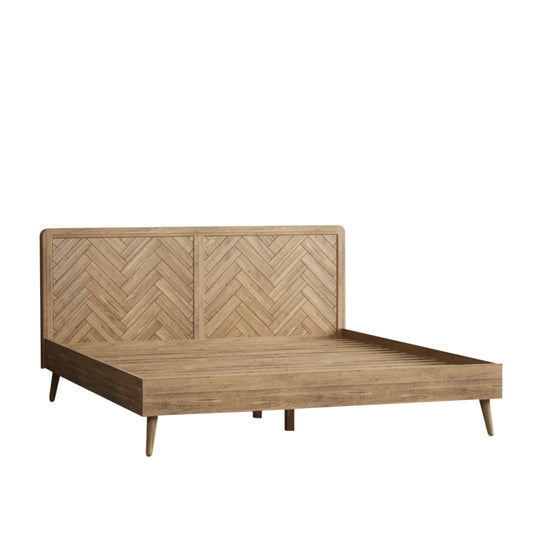 Carson Solid Oak Super King Bed