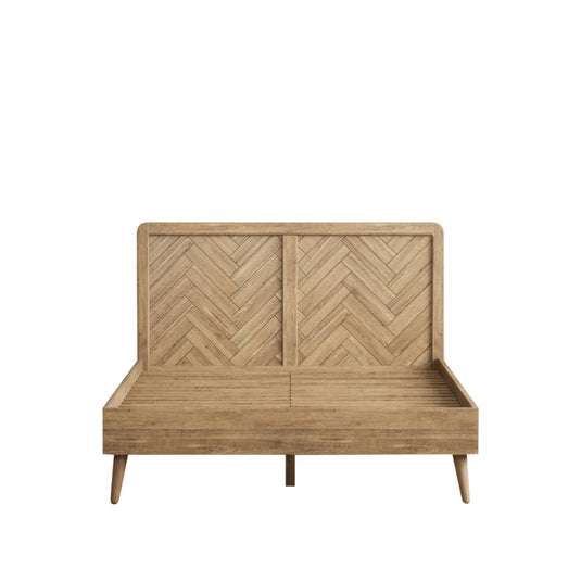 Carson Solid Oak Double Bed