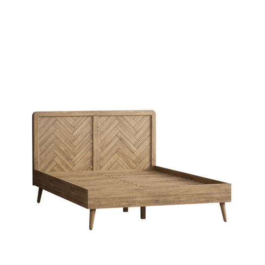 Carson Solid Oak Double Bed