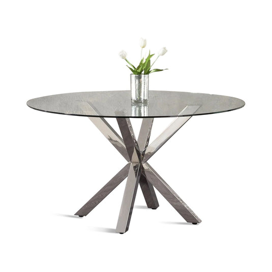 Rio Round Glass Dining Table