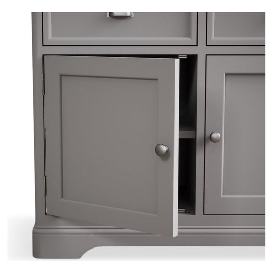 Bridstow Oak and Light Grey Painted Large Sideboard Sideboards Bridstow