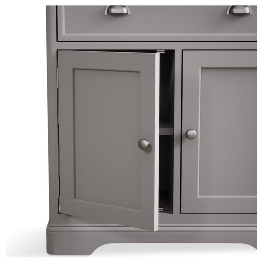 Bridstow Oak and Light Grey Painted Hallway Sideboard Sideboards Bridstow