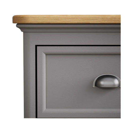 Bridstow Oak and Light Grey Painted Hallway Sideboard Sideboards Bridstow