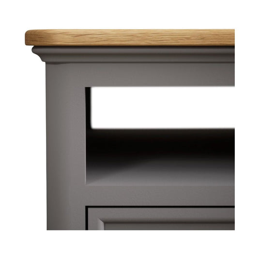 Bridstow Oak and Light Grey Painted 4 Drawer Coffee Table Occasionals Bridstow