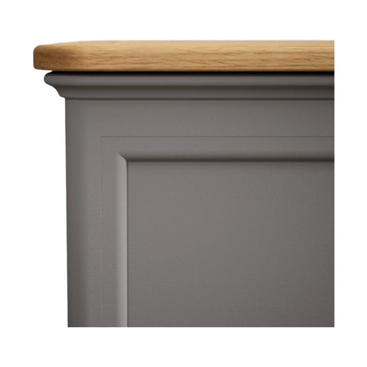 Bridstow Oak and Light Grey Painted Blanket Box Storage Bridstow