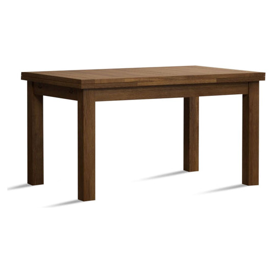 Extending Romney 140cm Rustic Solid Oak Dining Table