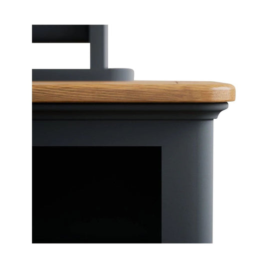 Ashton Oak and Blue Painted Dressing Table Set