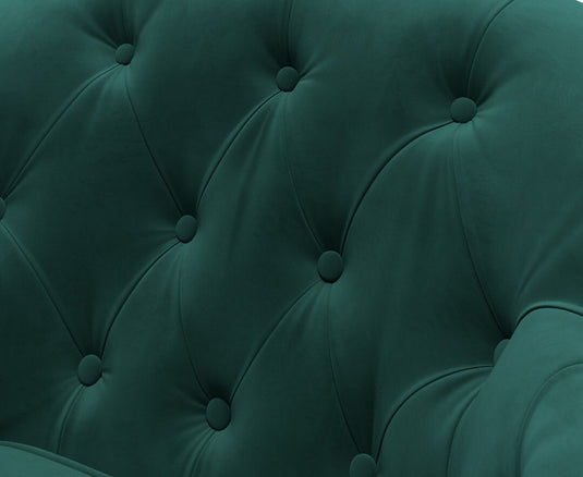Richmond Green Velvet Accent Chair