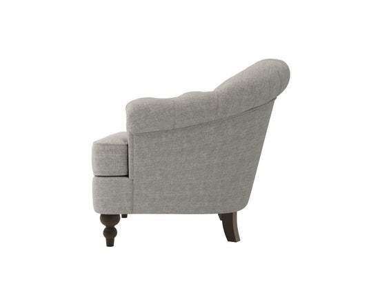 Richmond Grey Linen Accent Chair