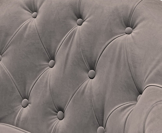 Richmond Grey Velvet Accent Chair