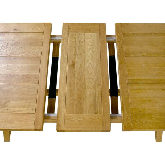 Extending Burnham 200cm Oak Dining Table