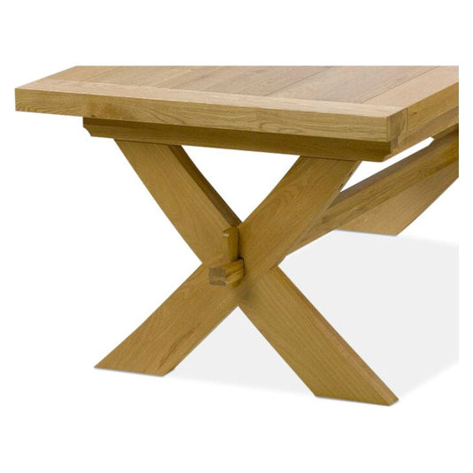 Extending Burnham 200cm Oak Dining Table