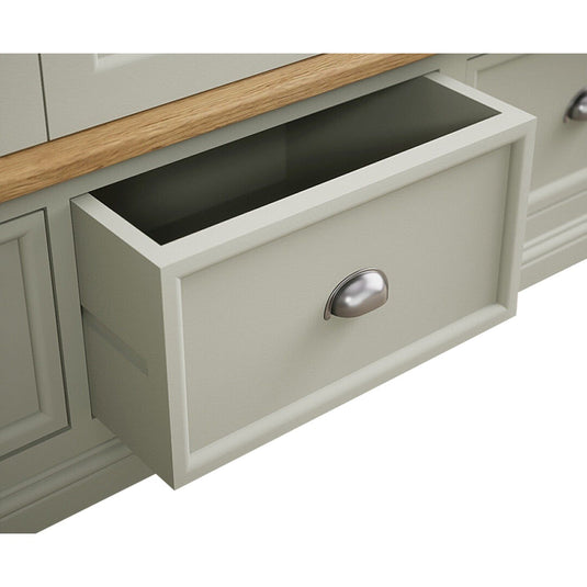 Ashton Soft Green Painted Triple Wardrobe