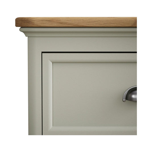 Ashton Soft Green Painted 5 Drawer Tallboy