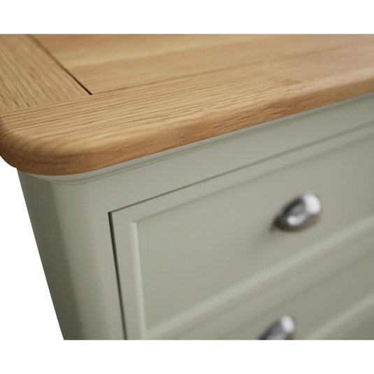 Ashton Soft Green Painted 2 Over 3 Chest of Drawers
