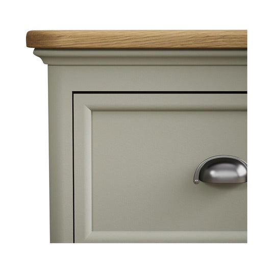 Ashton Soft Green Painted 2 Drawer Bedside Chest