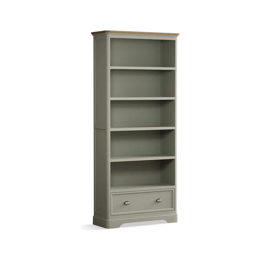 Ashton Soft Green Painted Tall Bookcase