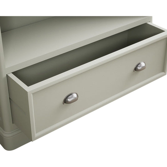 Ashton Soft Green Painted Tall Bookcase