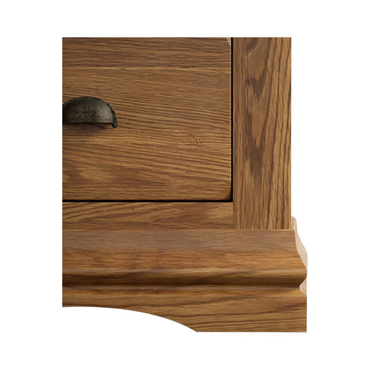 Hulbury Rustic Solid Oak Hallway Sideboard