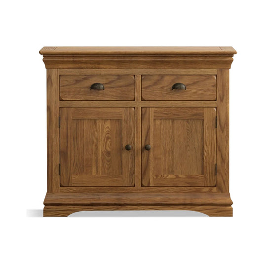 Hulbury Rustic Solid Oak Small Dresser