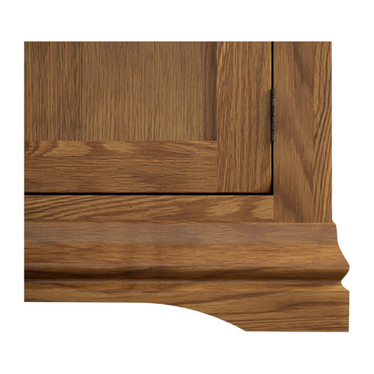 Hulbury Rustic Solid Oak Small Sideboard