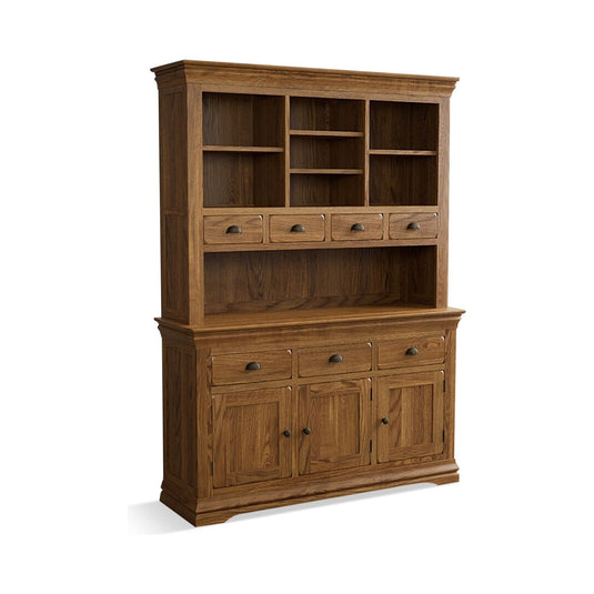 Hulbury Rustic Solid Oak Large Dresser