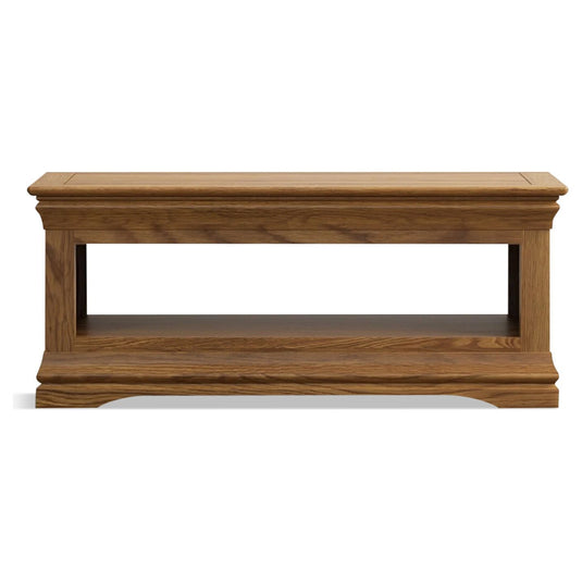 Hulbury Rustic Solid Oak Coffee Table