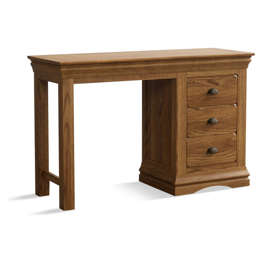 Hulbury Rustic Solid Oak Dressing Table