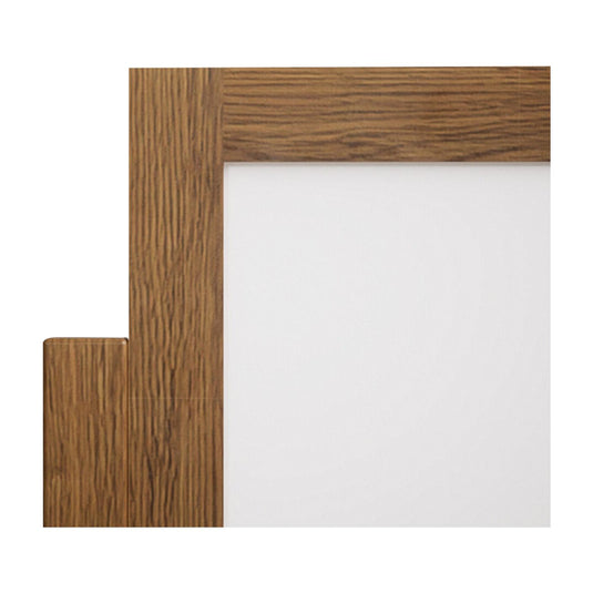 Hulbury Rustic Solid Oak Dressing Table Mirror