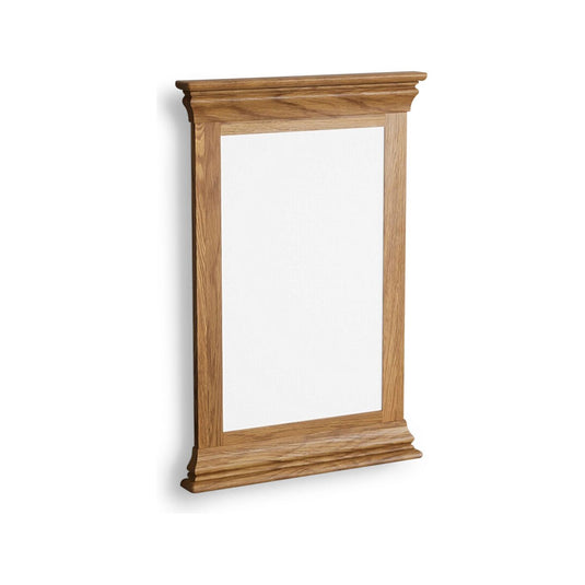 Hulbury Rustic Solid Oak Large Mirror