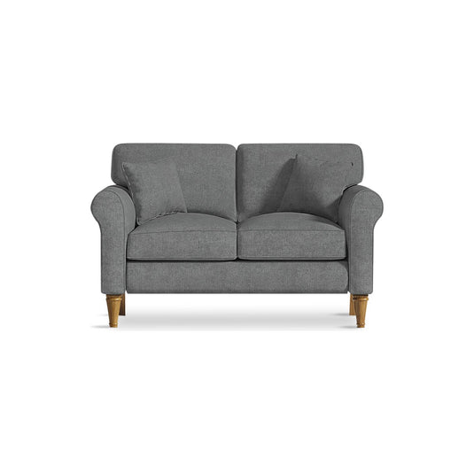 Devonshire Charcoal Grey Fabric Two Seater Sofa