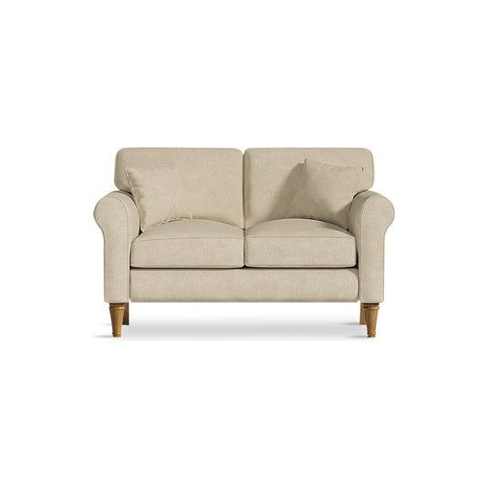 Devonshire Cream Fabric Two Seater Sofa