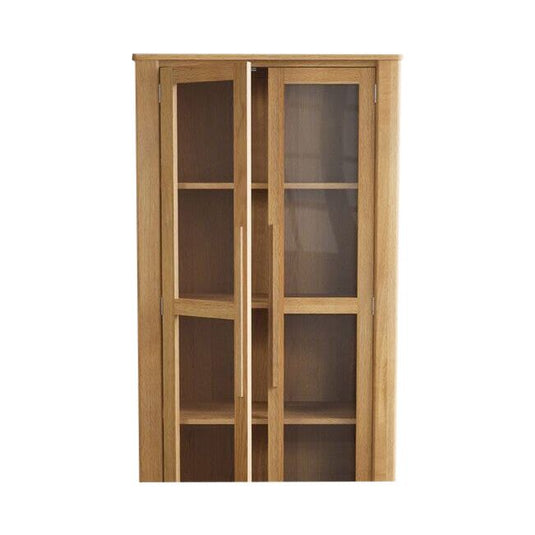 Walsham Solid Oak Glazed Display Cabinet