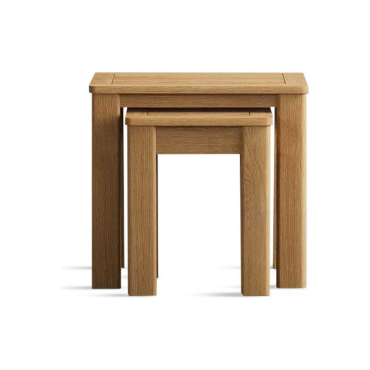 Walsham Solid Oak Nest Of Tables